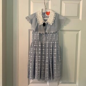 Light blue beautiful girls dress! Comfortable and classy! Excellent condition.